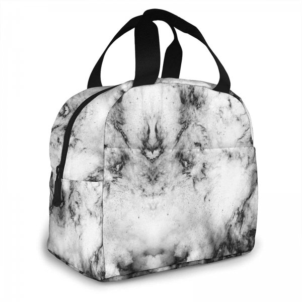 BubGuppy Marble Lunch Bag, Lunch Box Marble Insulated Cooler Bags, Cooler  Tote For Picnic Camping Work